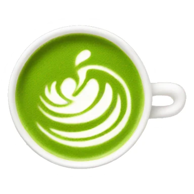 matcha latte sticker