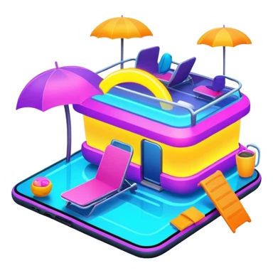 Vacation mode sticker