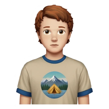 Dustin Henderson from Stranger Things sticker