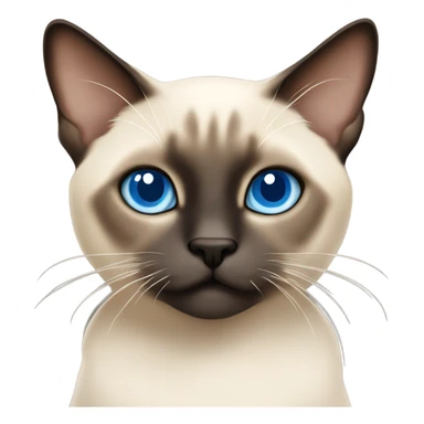 siamese cat with blue eyes￼ ￼ sticker