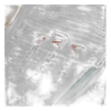 An exam sheet with a red A on top sticker