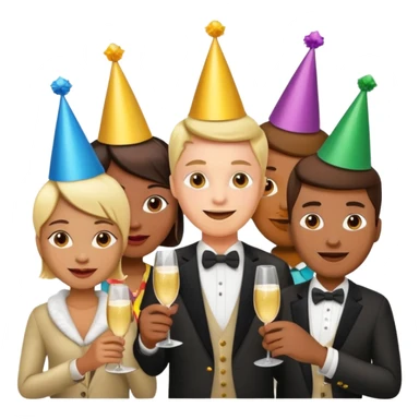 team of developers celebrating a successful deployment sticker