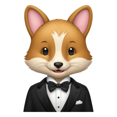 Animal in Formal Attire sticker