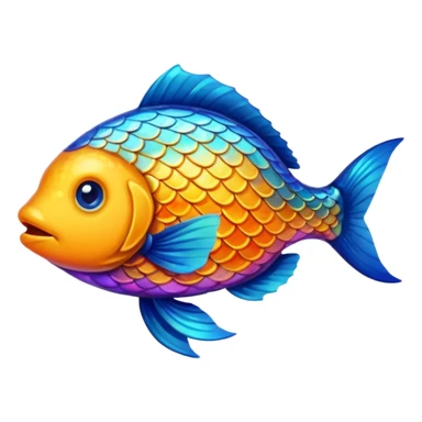 Big fish little fish  sticker
