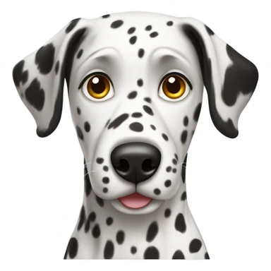 Dalmatian dog sticker