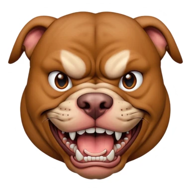 Angry Pitbull sticker