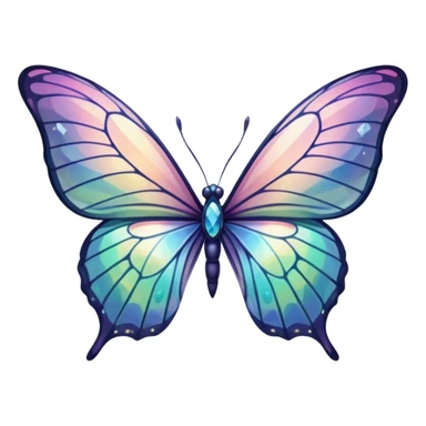 crystal butterfly wings without the body sticker