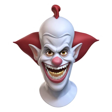 pointy eared boy with teeth sticker