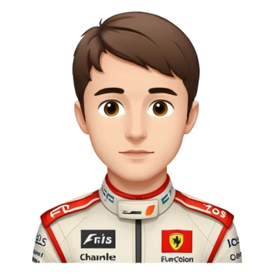 Charles leclerc in his F1 sticker