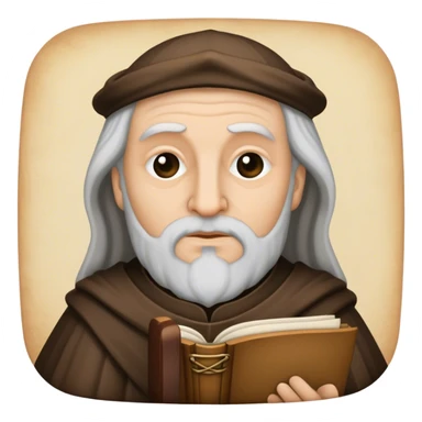 Old English Medieval poet sticker