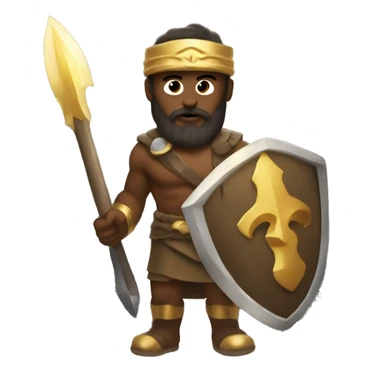 Gods of war back light emoji sticker