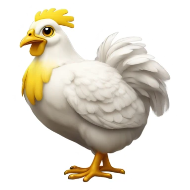 Poussin très grand sticker