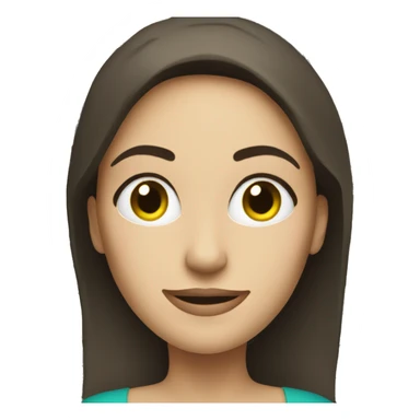 Brunette white woman with money sticker