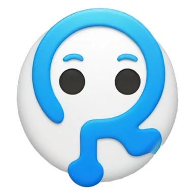 Blue Colour Round Including White Colour Tick sticker