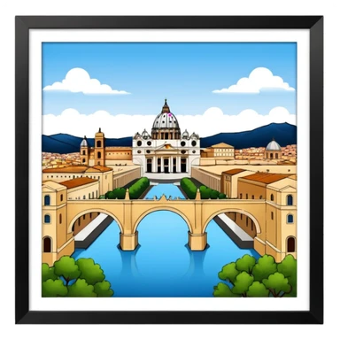 Vatican city sticker