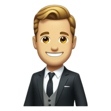 Harvey specter happy sticker