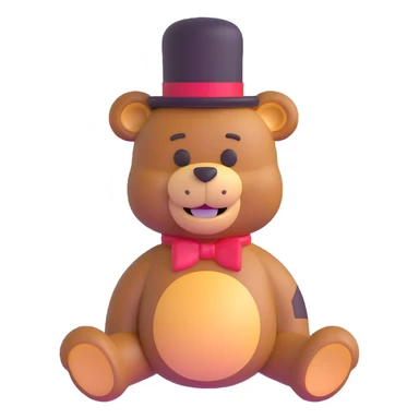 Freddy Fazbear bear sticker