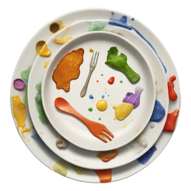 WASH THE DISHES sticker