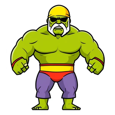 Hulk hogan sticker
