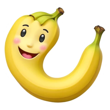 Funny banana sticker