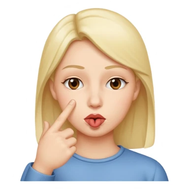 add-a-finger-in-front-of-the-pursed-lips-to-clearly-show-the-shushing-gesture sticker