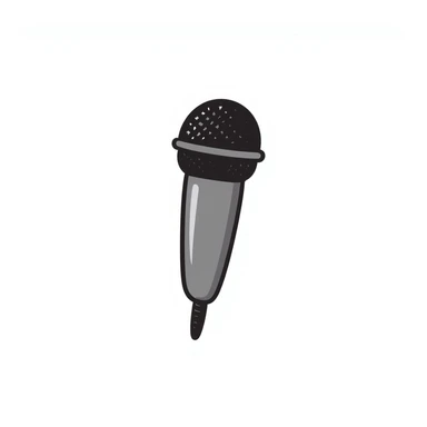 microphone sticker