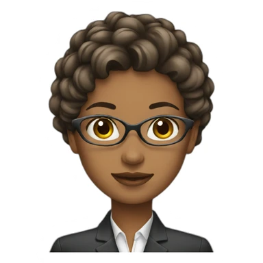 Business young women sticker