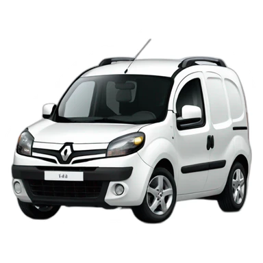renault kangoo blanc de côté sticker