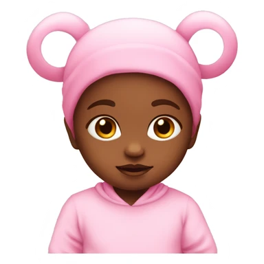 Heart pink baby sticker