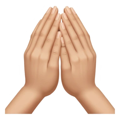 2 hands prayer sticker