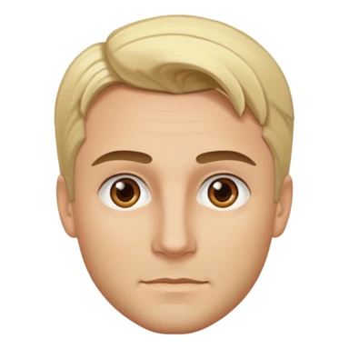 David Silveria with brown eyes, blonde hair l sticker