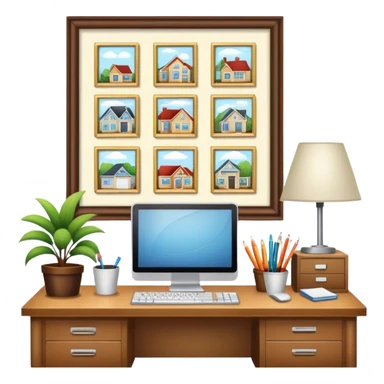room for home office sticker