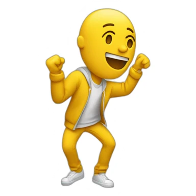 Personne qui fait un dab sticker