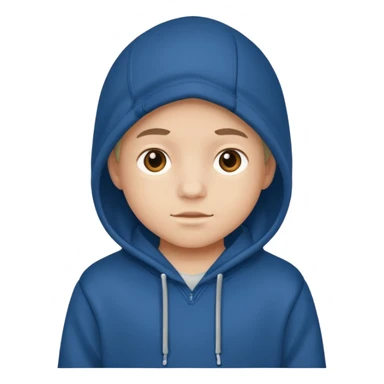 kid in hoodie sticker
