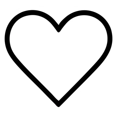 modern icon style silver or grey heart symbol representing love sticker