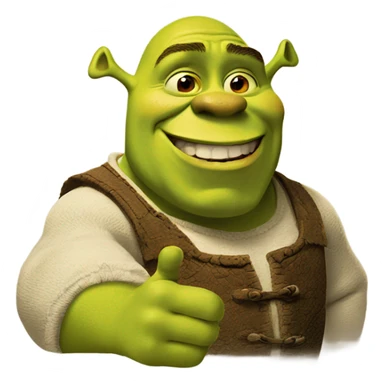shrek thumb up sticker