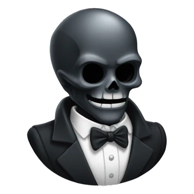 TUXEDO FANCY GRIM REAPER  sticker