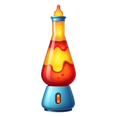 Lava lamp sticker