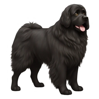 Newfoundland dog sticker