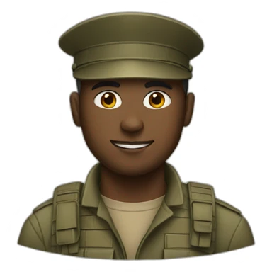 Soldier-who-is-also-an-artist sticker