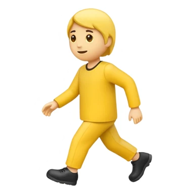 walking emoji but no legs sticker