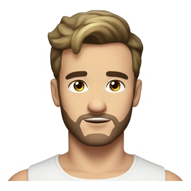 liam payne with a halo above his head sticker