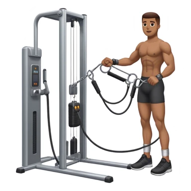 standing cable-machine-leg-raise with ankle-cuffs sticker