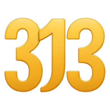 number 1 2 3  sticker