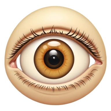 Anatomical eyes sticker