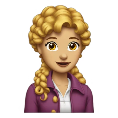 Brittany the chippete from 80’s show sticker