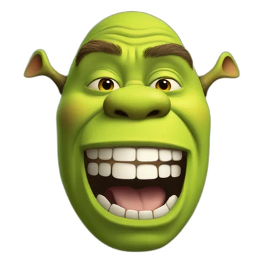 Shrek qui rit sticker