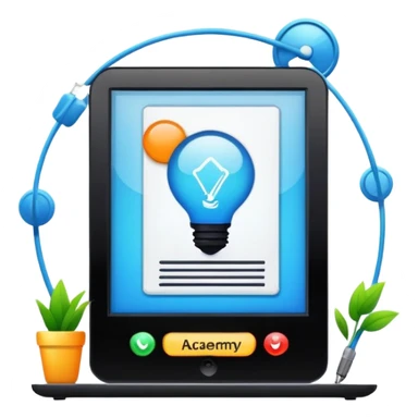 An Online Academy sticker