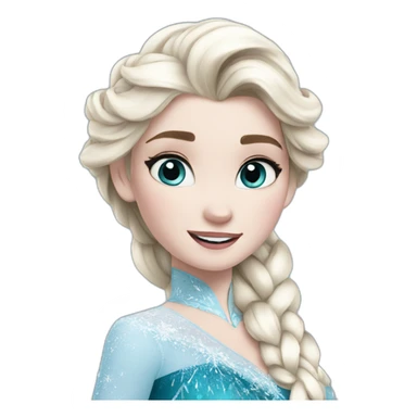 elsa from frozen sticker