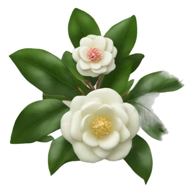 Yuletide Camellia sticker
